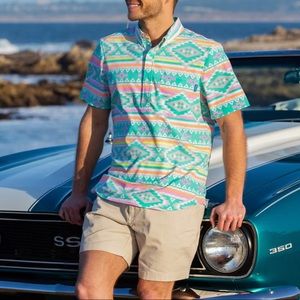 Chubbies En Fuego Wild Button Up Shirt S